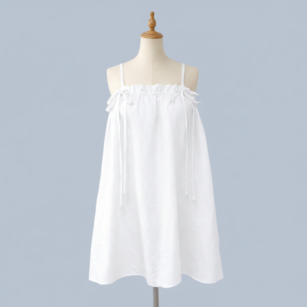 Made to Order, Loose Linen Mini Dress