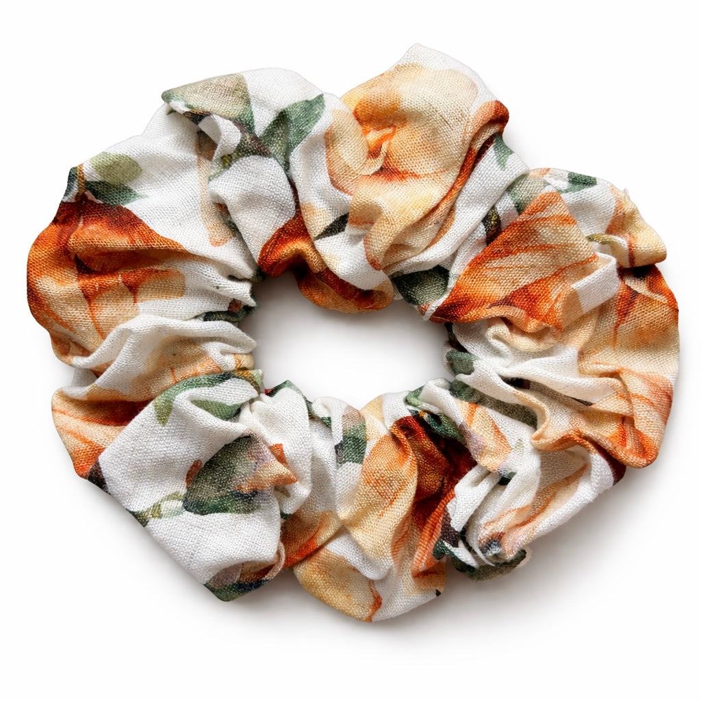 Soft Floral Scrunchie