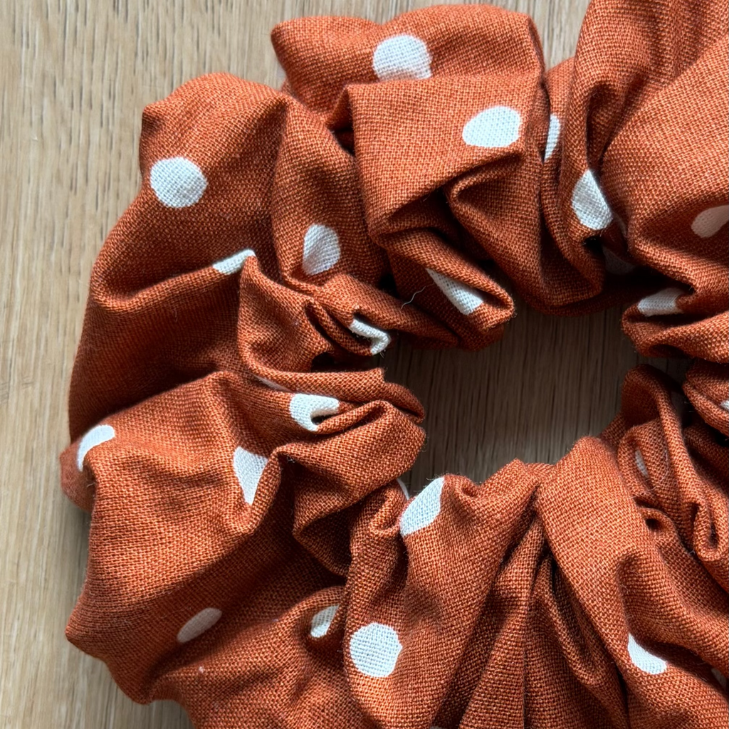 Polka Dot Scrunchie
