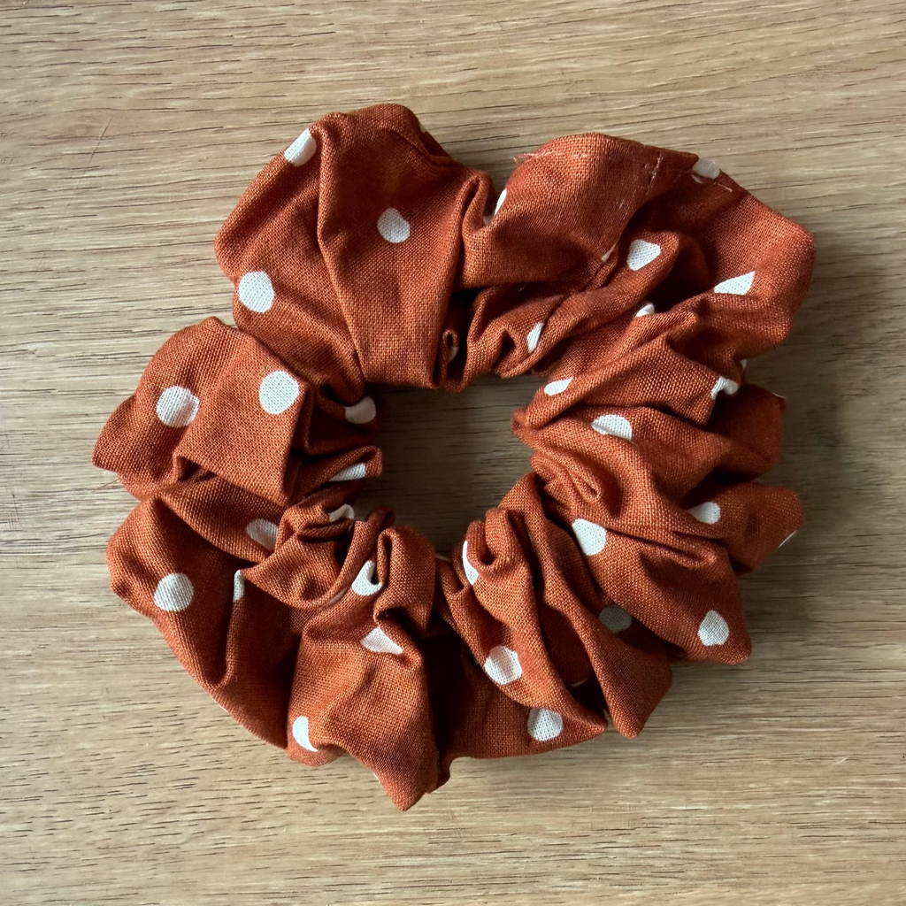 Polka Dot Scrunchie