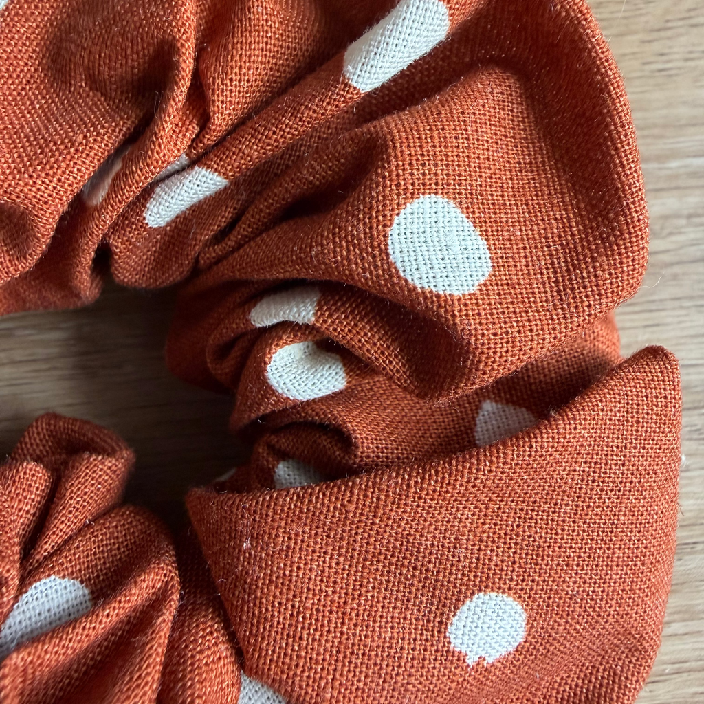 Polka Dot Scrunchie